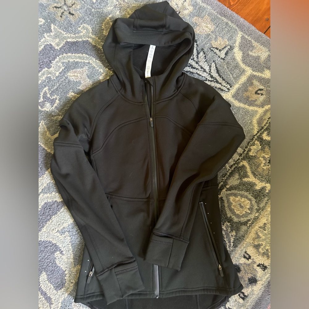 Lululemon Athletica Black Zip-Up Jacket